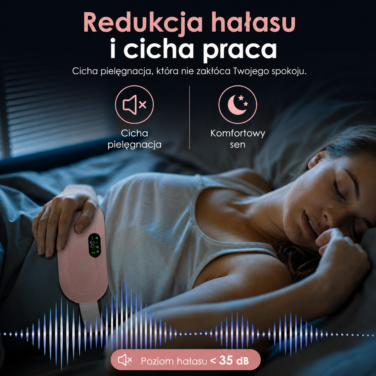 Lunera™ – Elektryczny Pas Grzewczy na Skurcze Menstruacyjne